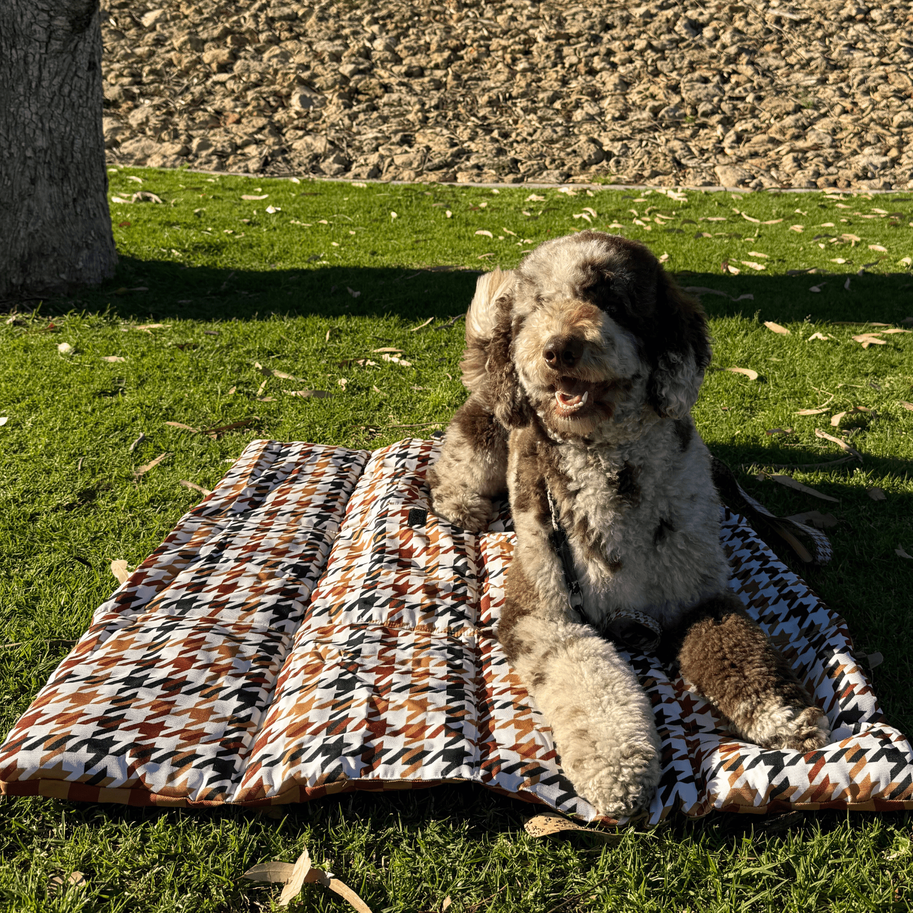 Travel Mat - Houndstooth Beau