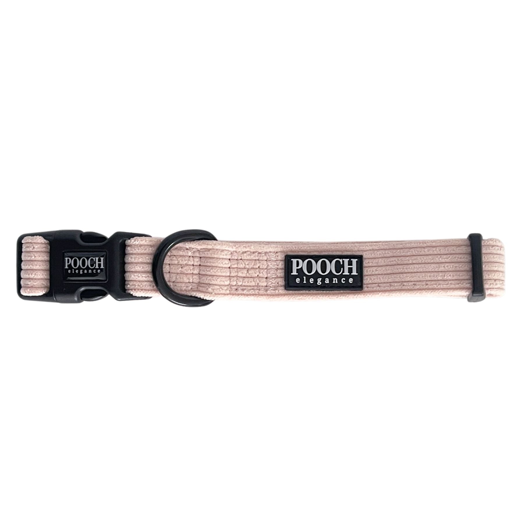 Corduroy Dog Collar - Powdered Pink