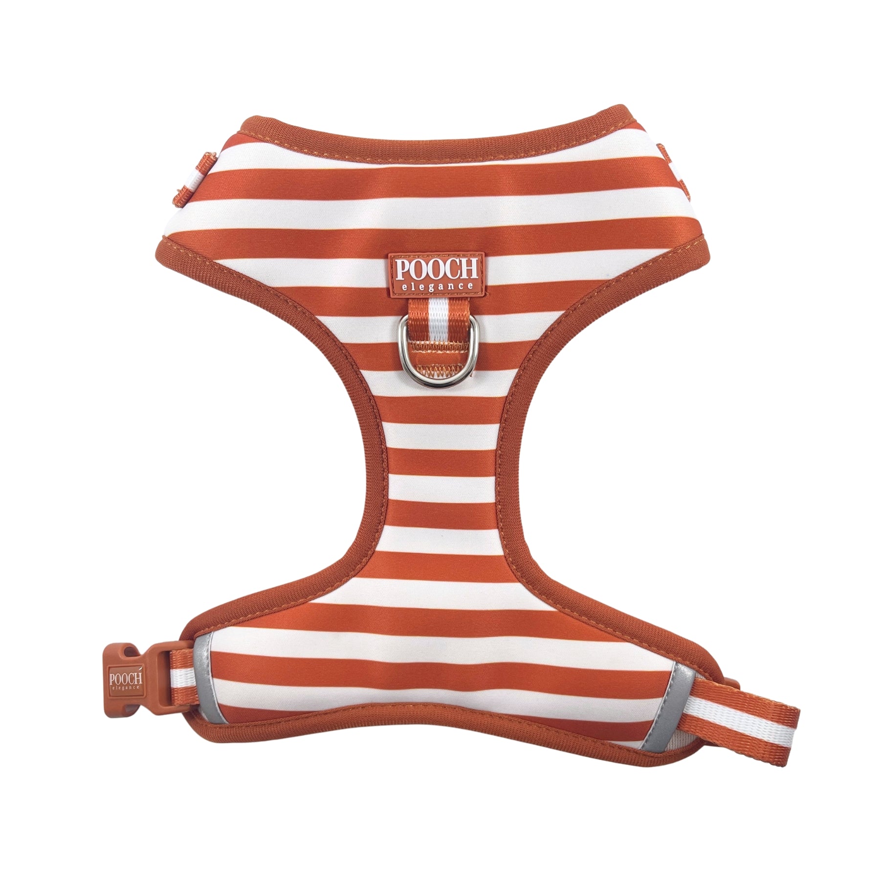 Carnival Stripe - Caramel Adjustable Harness - Pooch Elegance