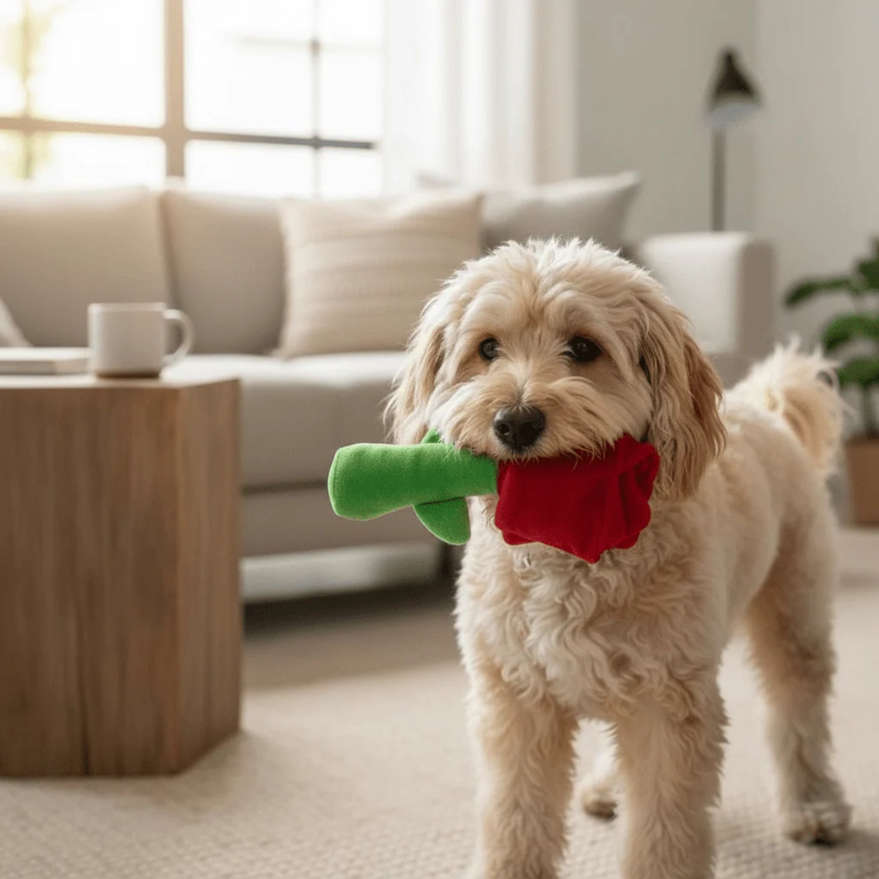 Bloom & Sniff Rose Dog Toy