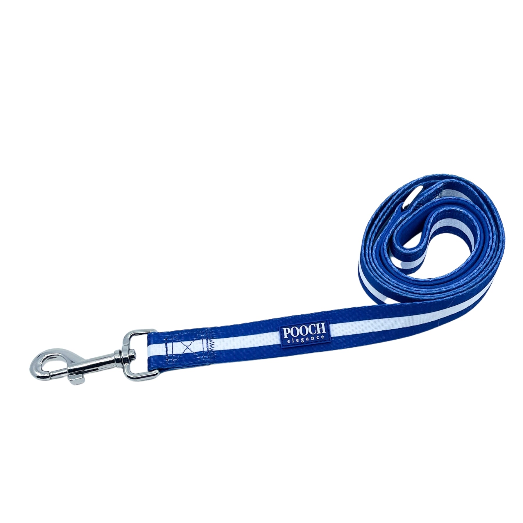 Carnival Stripe - Royal Blue Dog Leash