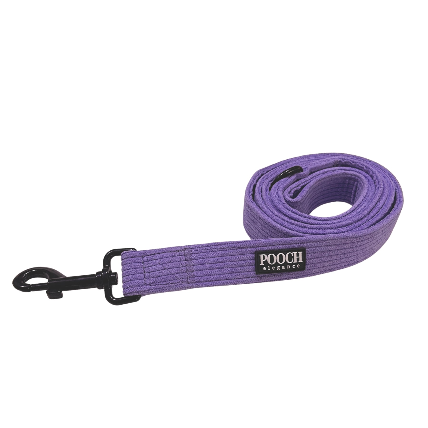 Corduroy Dog Leash - Dusty Purple