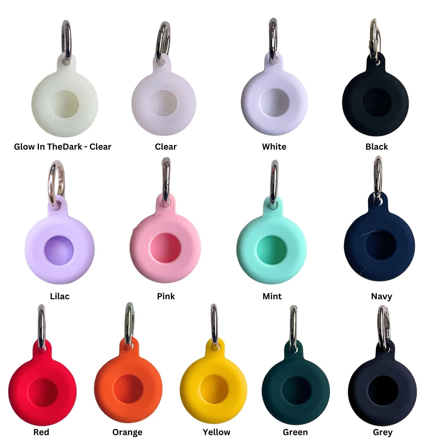 Pet Air Tag Holder - Round