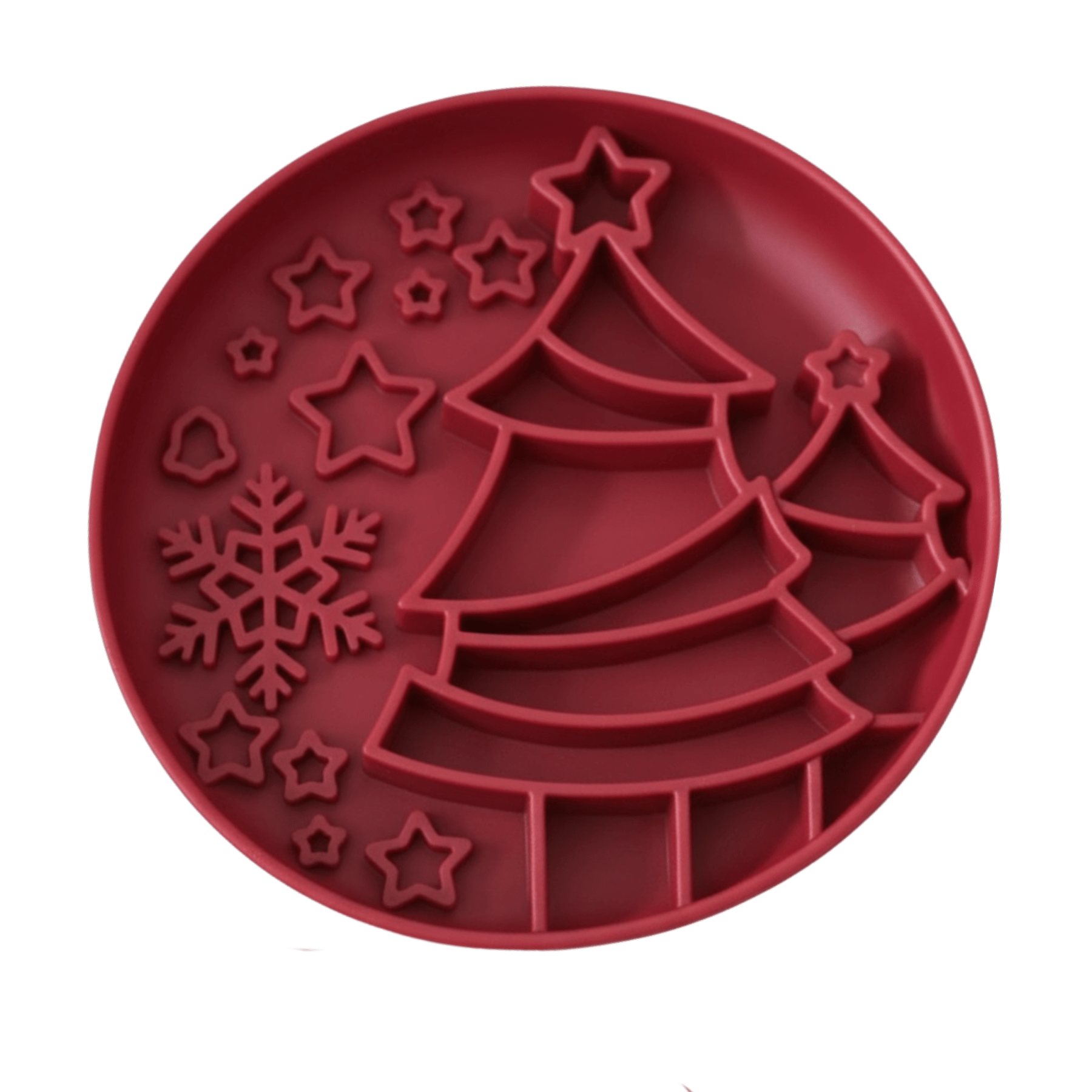 Christmas Themed Slow Feeder - Red