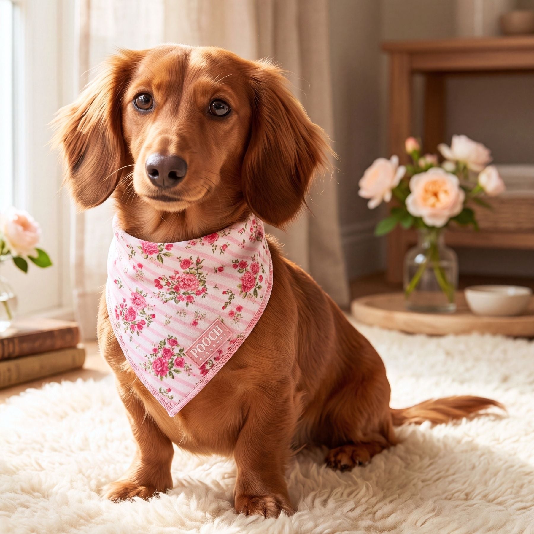 Pretty In Petals Dog Bandana