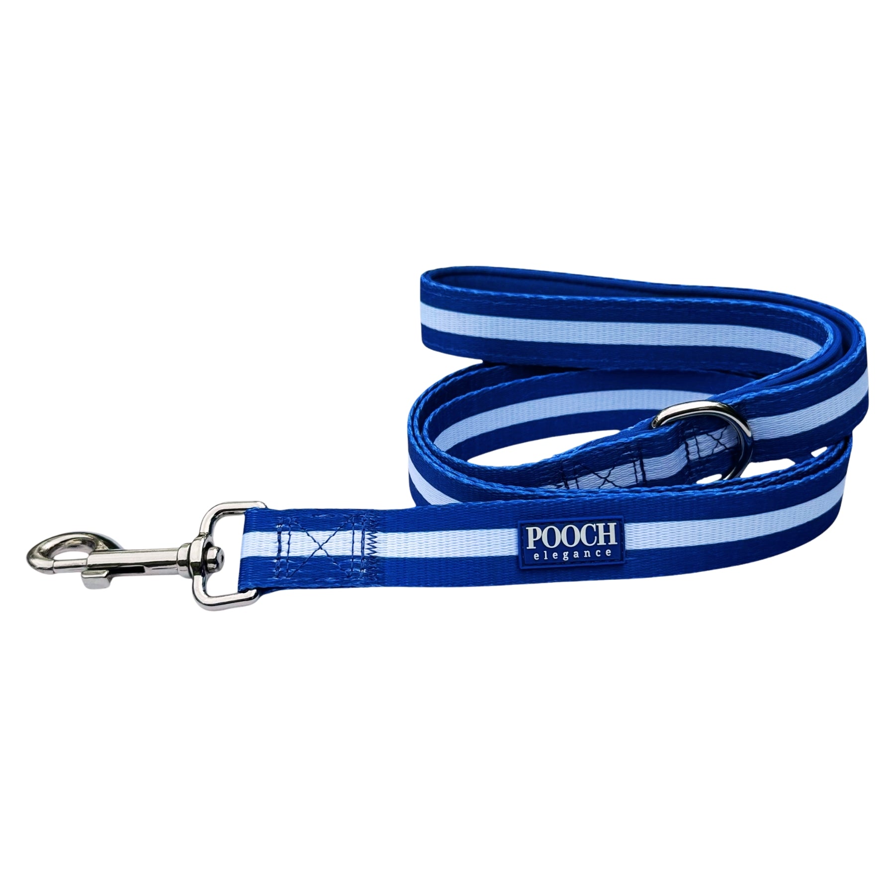 Carnival Stripe - Royal Blue Dog Leash