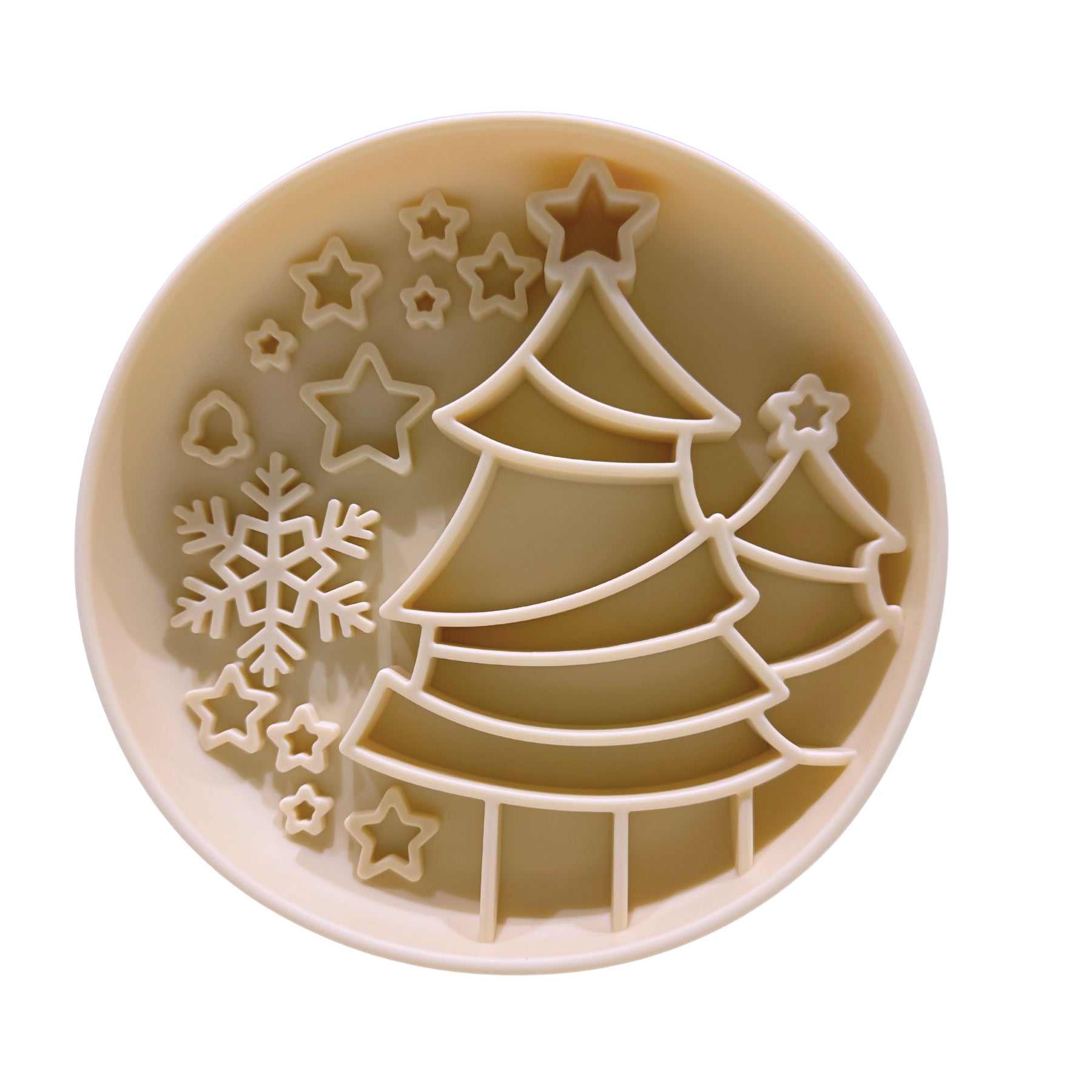 Christmas Themed Slow Feeder - Beige