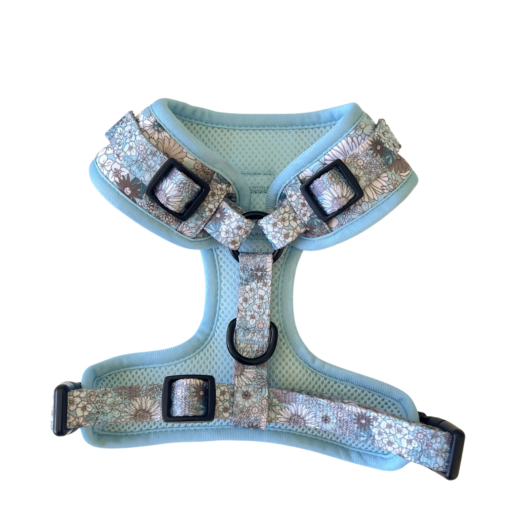 Cottage Garden Blooms Adjustable Dog Harness - Pooch Elegance