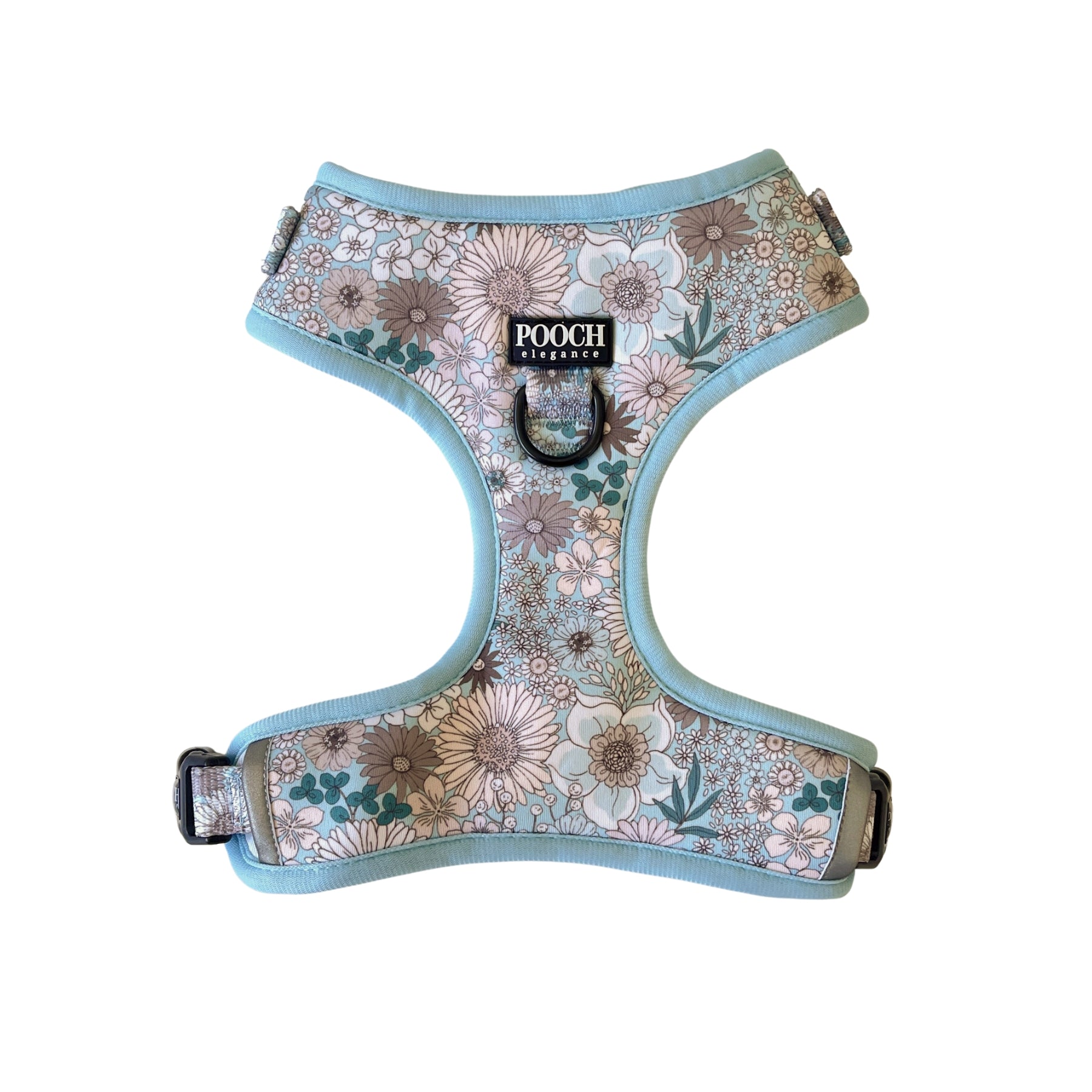 Cottage Garden Blooms Adjustable Dog Harness - Pooch Elegance